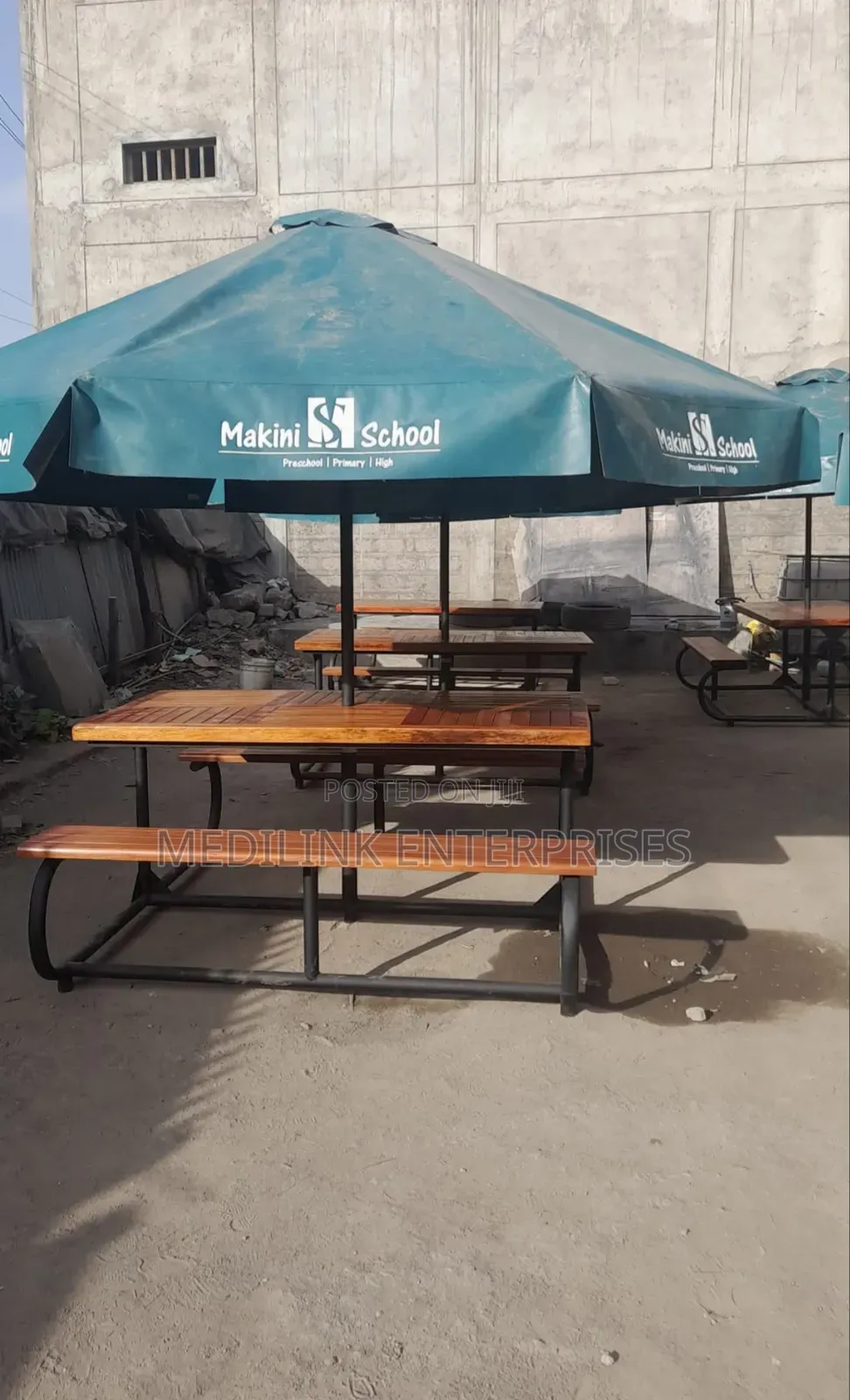 Banded Mercer Institution Outdoor Benches