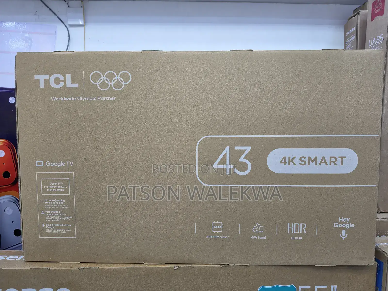 TCL V6d 43 Inch Direct Led HDR Smart TV (2026)