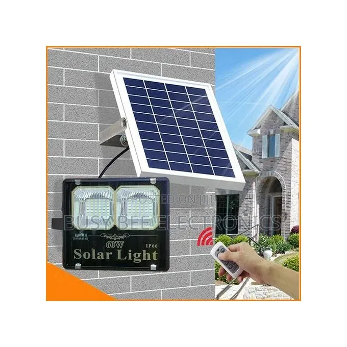 Solar Light 60w Outdoor Dusk to Dawn Waterproof Solar Floodlight