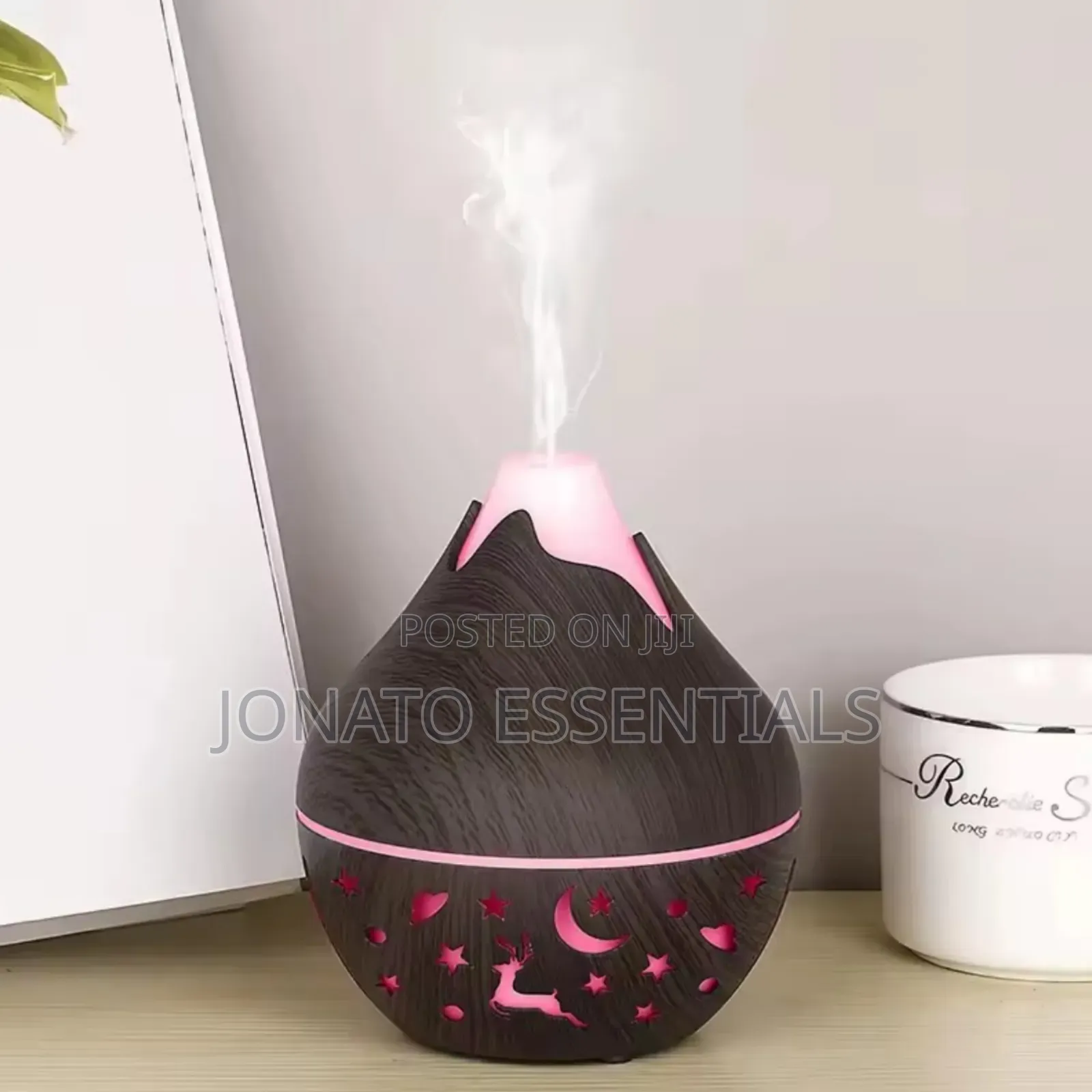 200ml Volcano Wooden Air Humidifier Essential Oil Diffuser