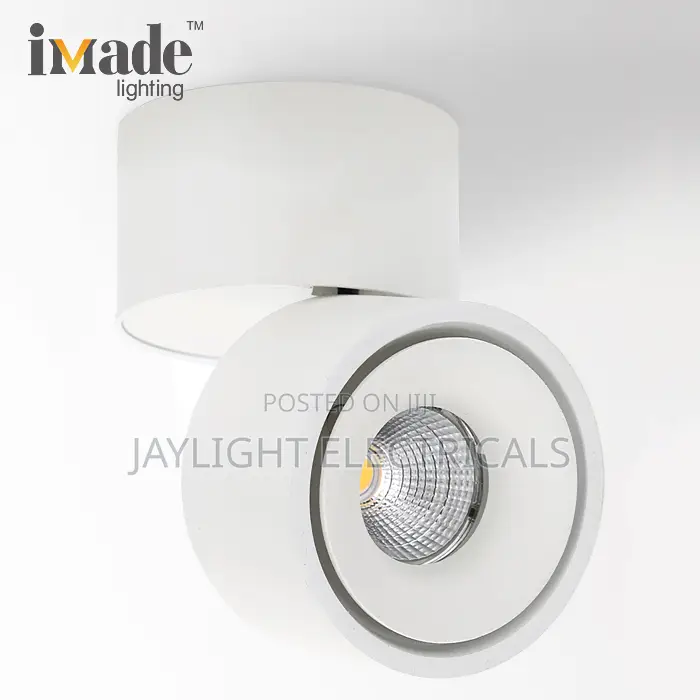 9w Cob Round Aluminum Ceiling Light Anti-Glare