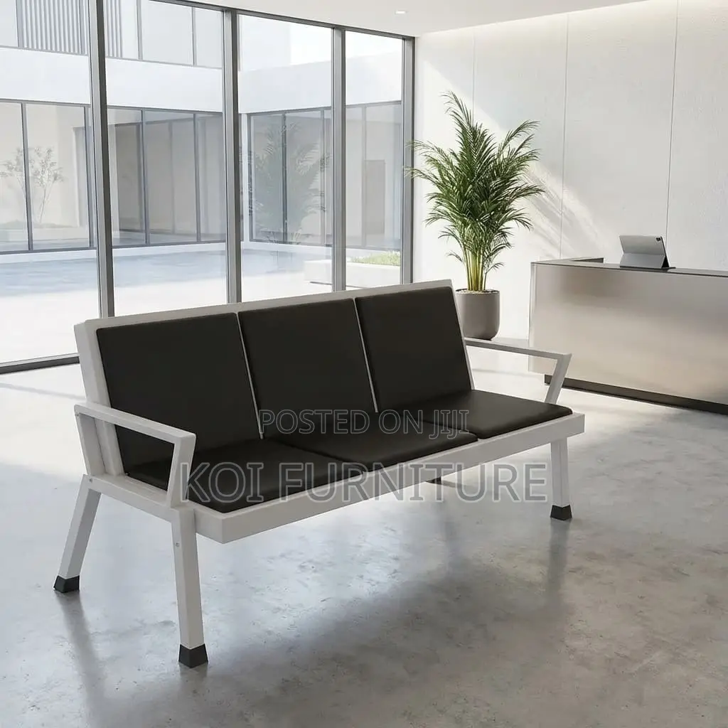 Office Bench : V12-1 Modern 3-Seater Waiting Bench
