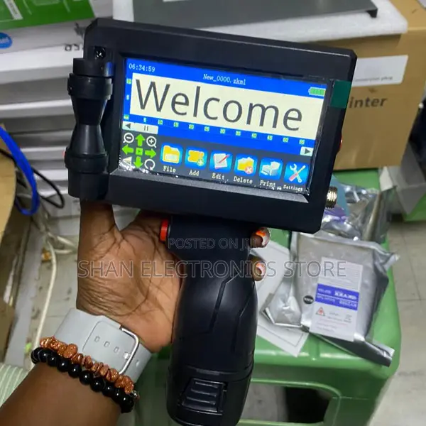 12.7mm Handheld Inkjet Printer for Printing Carton Box Bottle Bag