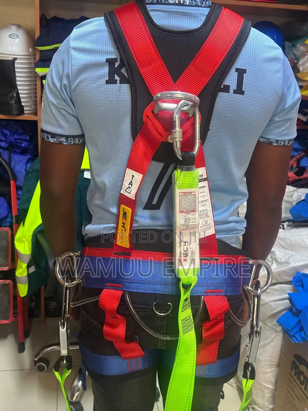 Full Body Safety Harness 5-point Shock Absorber