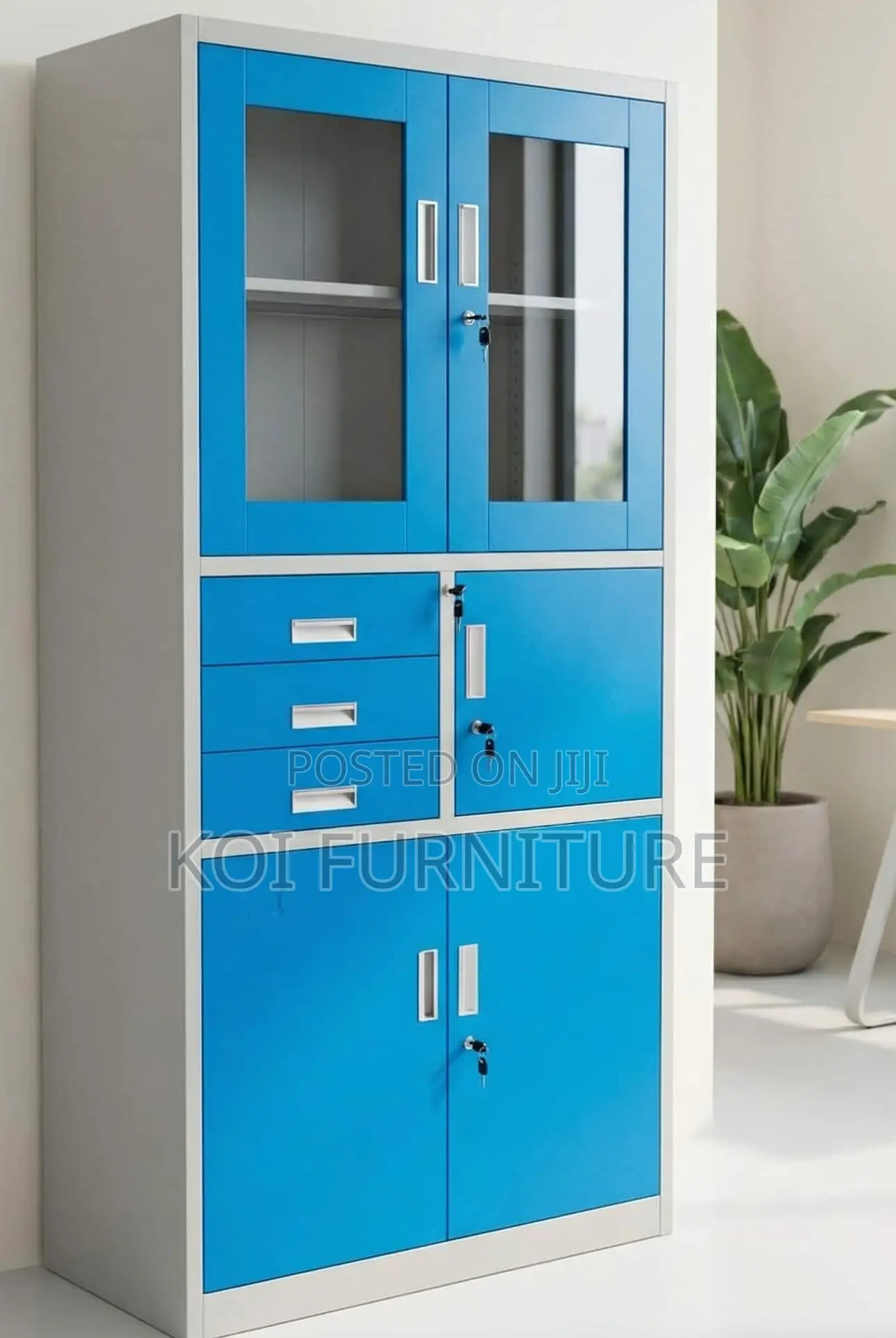 Office Cabinet; Steel Cabinet With Safe and Shelves