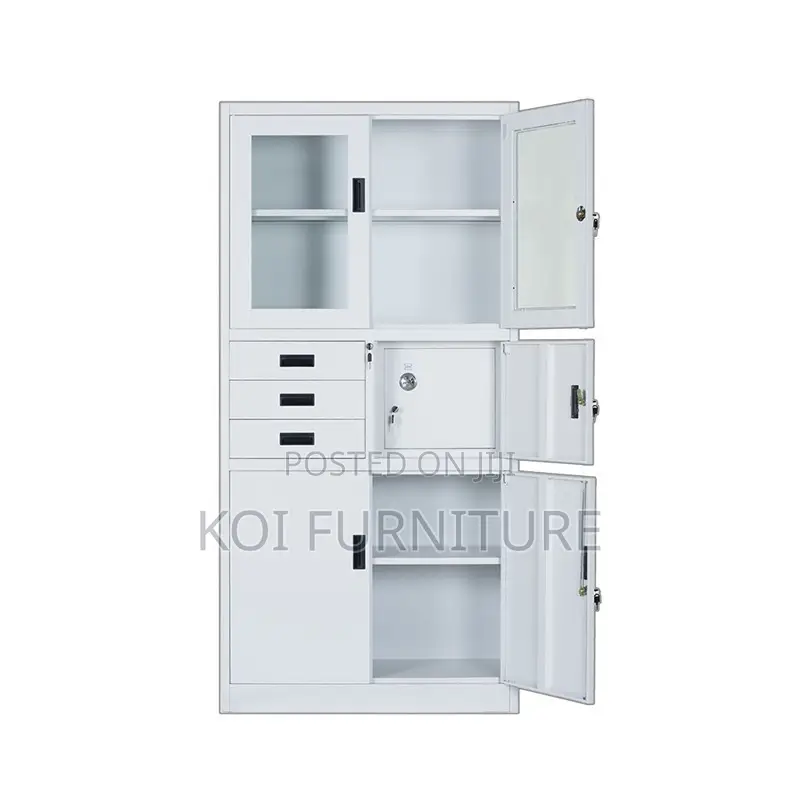 Office Cabinet; Steel Cabinet With Safe and Shelves