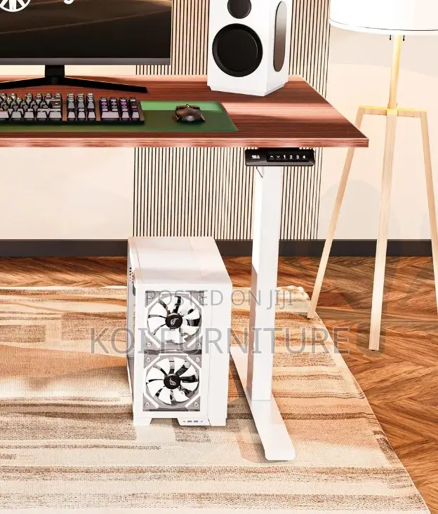 Office Desk; 1.4 Meters Electric Ergonomic Adjustable Table Desk