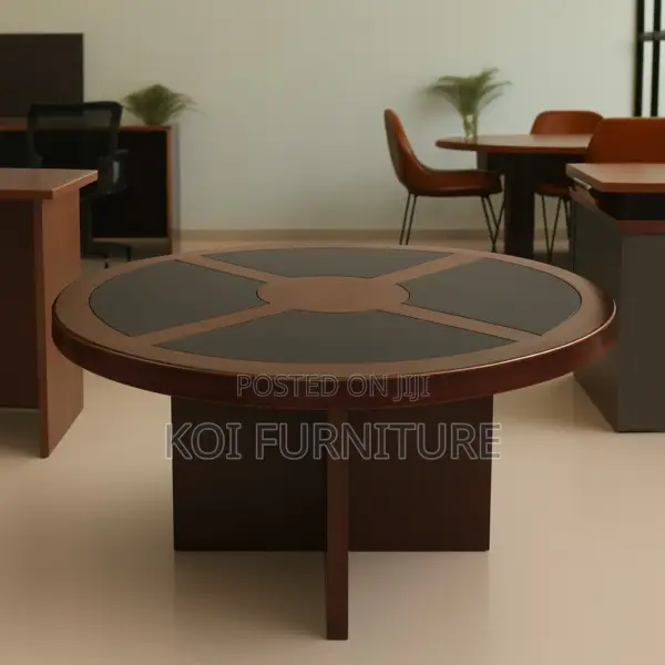 Boardroom Table; Round Executive Meeting Boardroom Table
