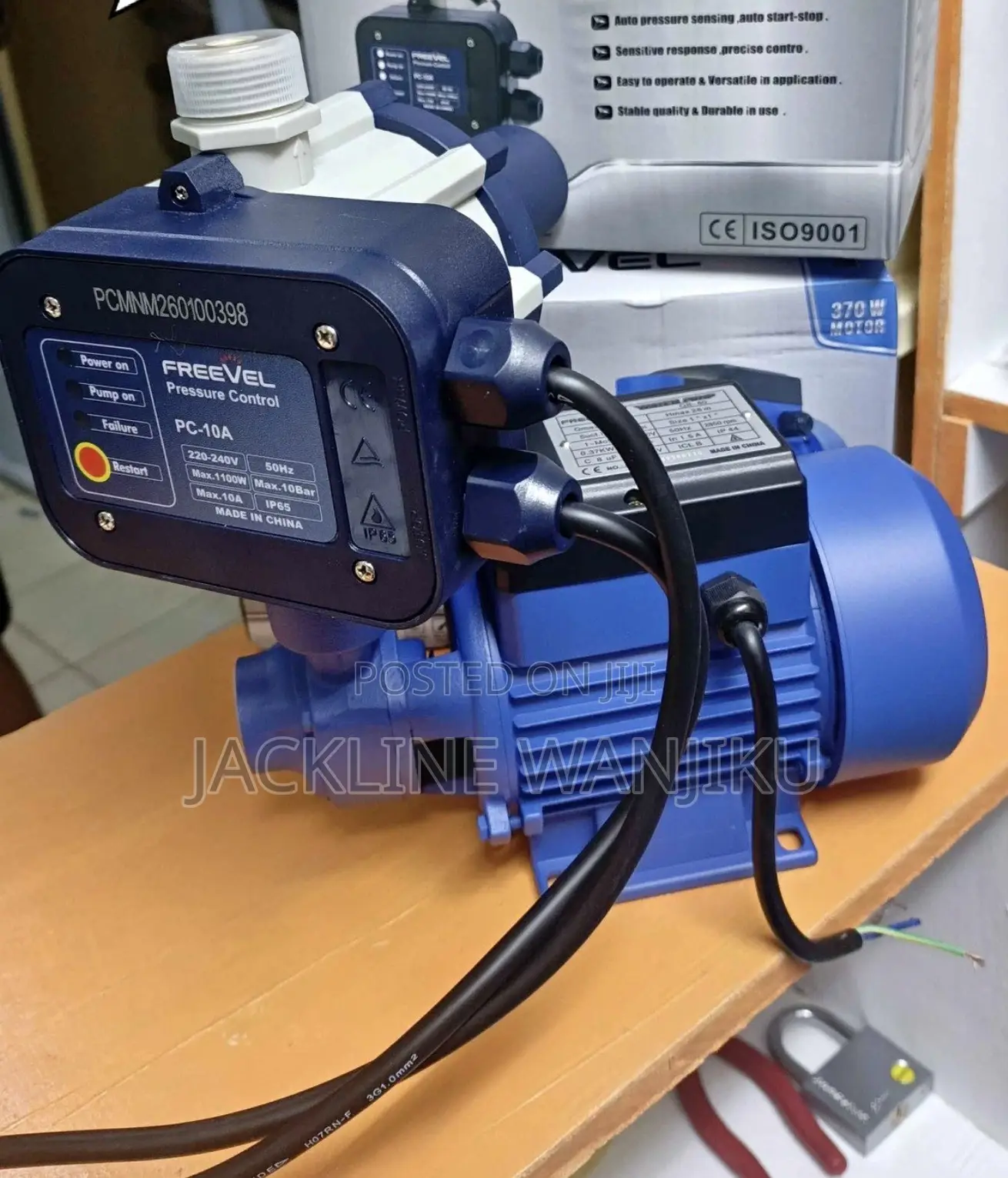 Electric Freevel Water Booster Pump 0.5hp With Control Box