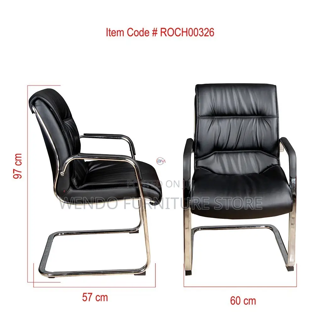 Office Chairs; Leather Office Seats With Mid Backrest