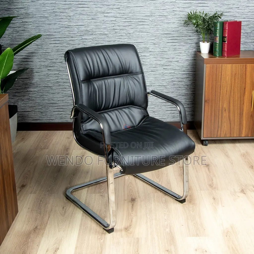 Office Chairs; Leather Office Seats With Mid Backrest