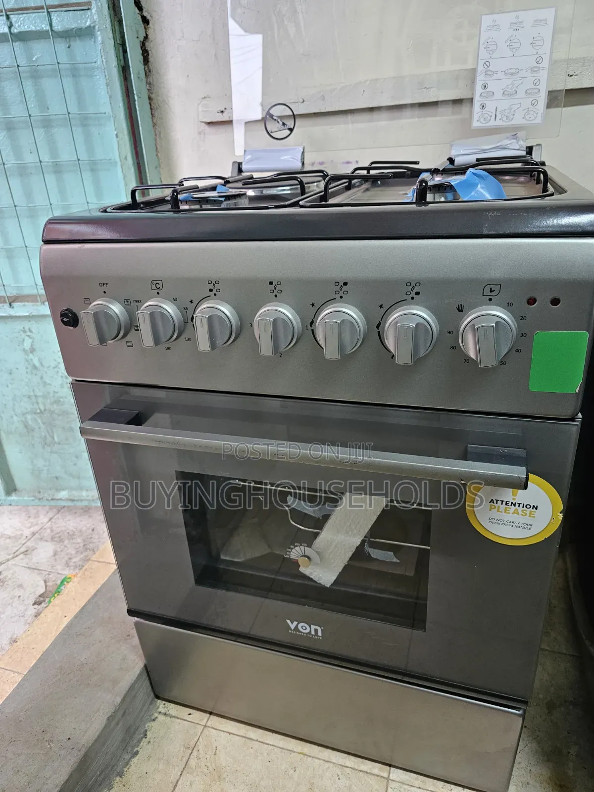 Von 60x60 Cooker (3+1) 2026 Model New!