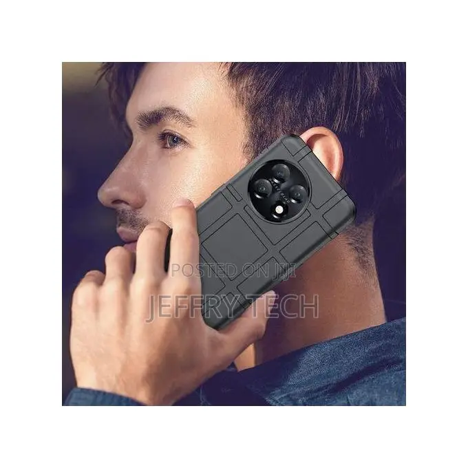 Oneplus 11 5g Rugged Tpu Case - Shockproof, Matte Black, Lightweight