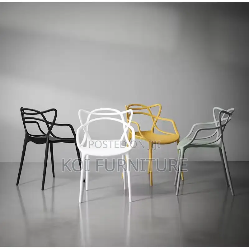 Dining Chairs; Heavy Plastic Dining and Outdoor Chairs