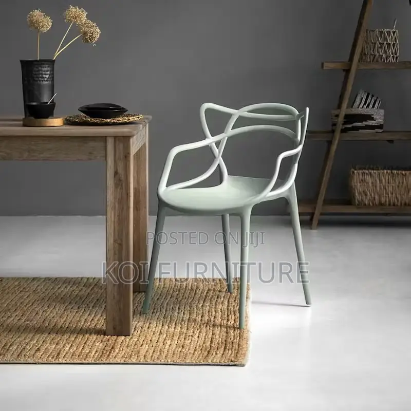 Dining Chairs; Heavy Plastic Dining and Outdoor Chairs