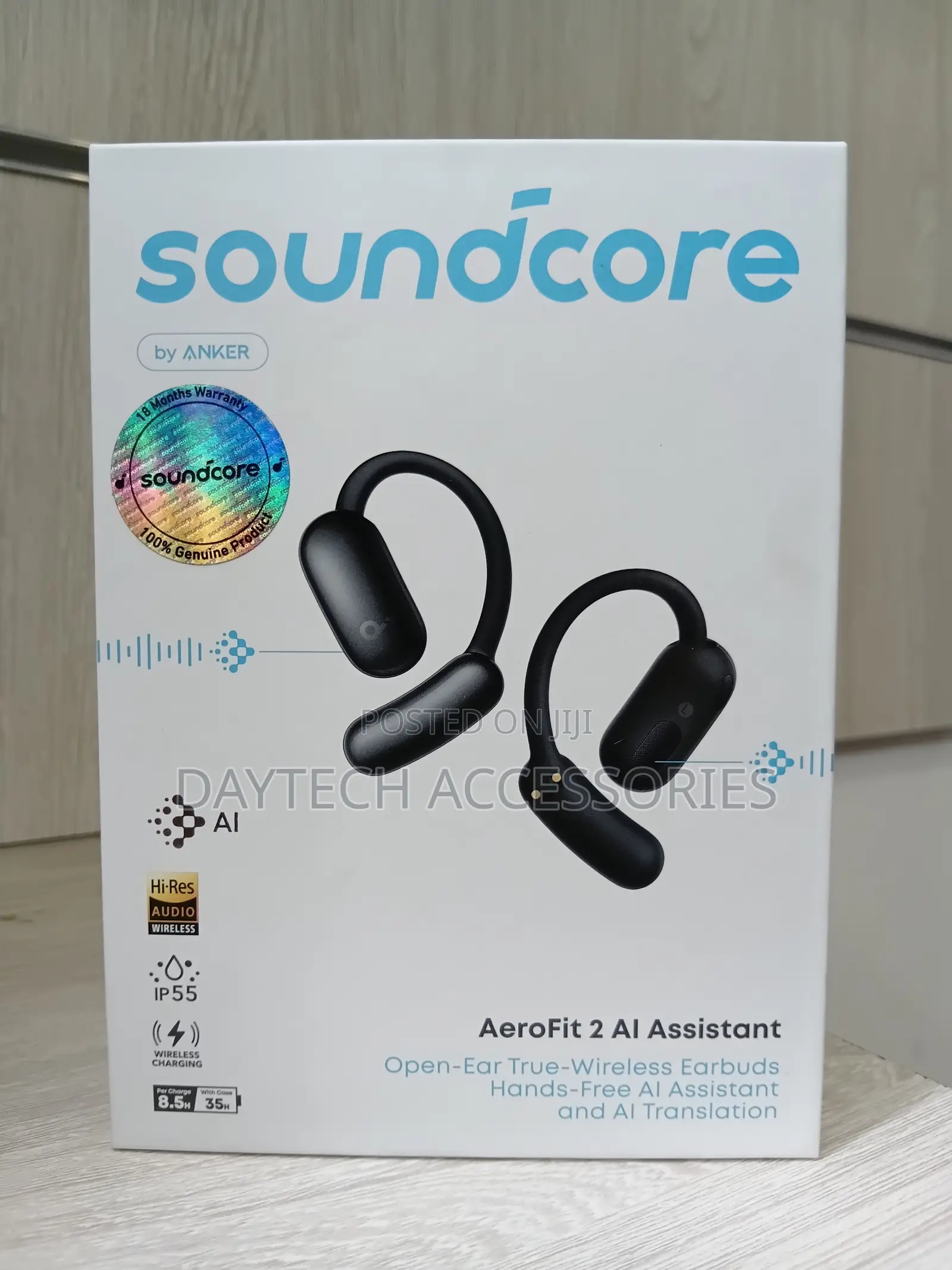 Anker Soundcore Aerofit 2 Adjustable Open-Ear Wireless Earbuds