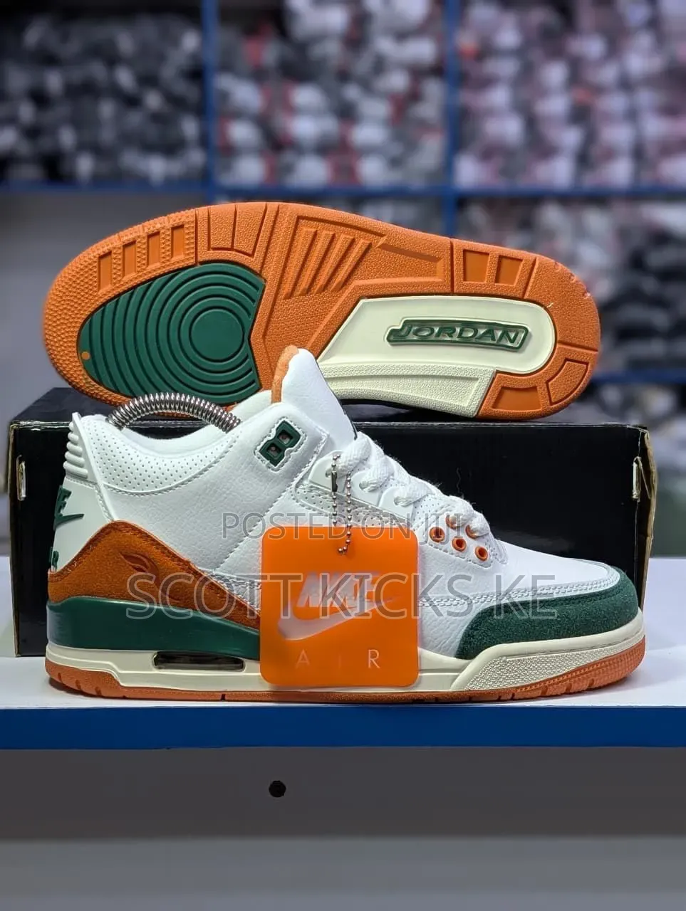 Air Jordan 3 Miami Hurricanes