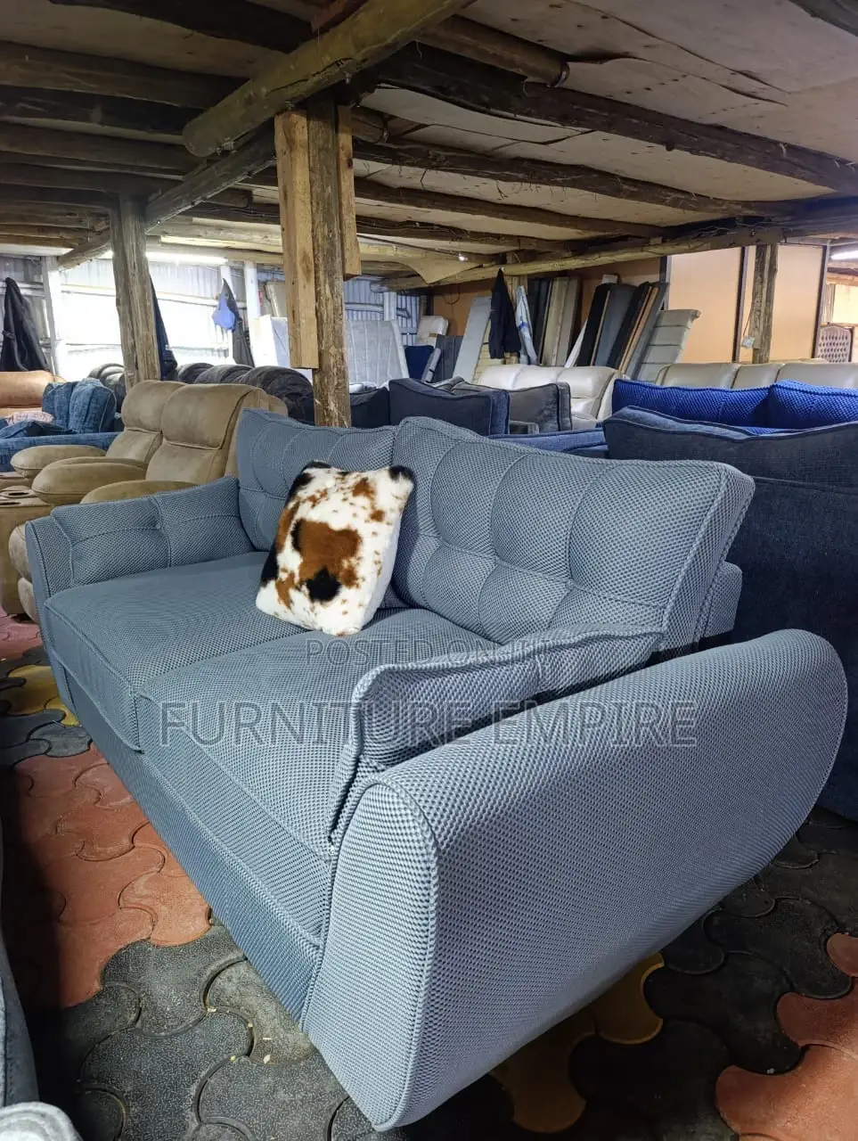 Grey Butterfly Sofa