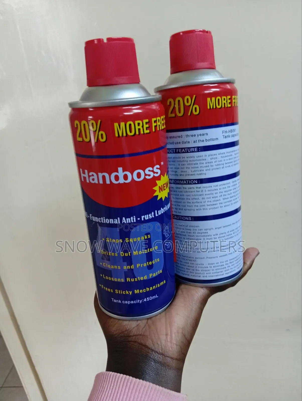 Handboss Wd 40 Anti-Rust and Corrosion Protection Lubricant Spray