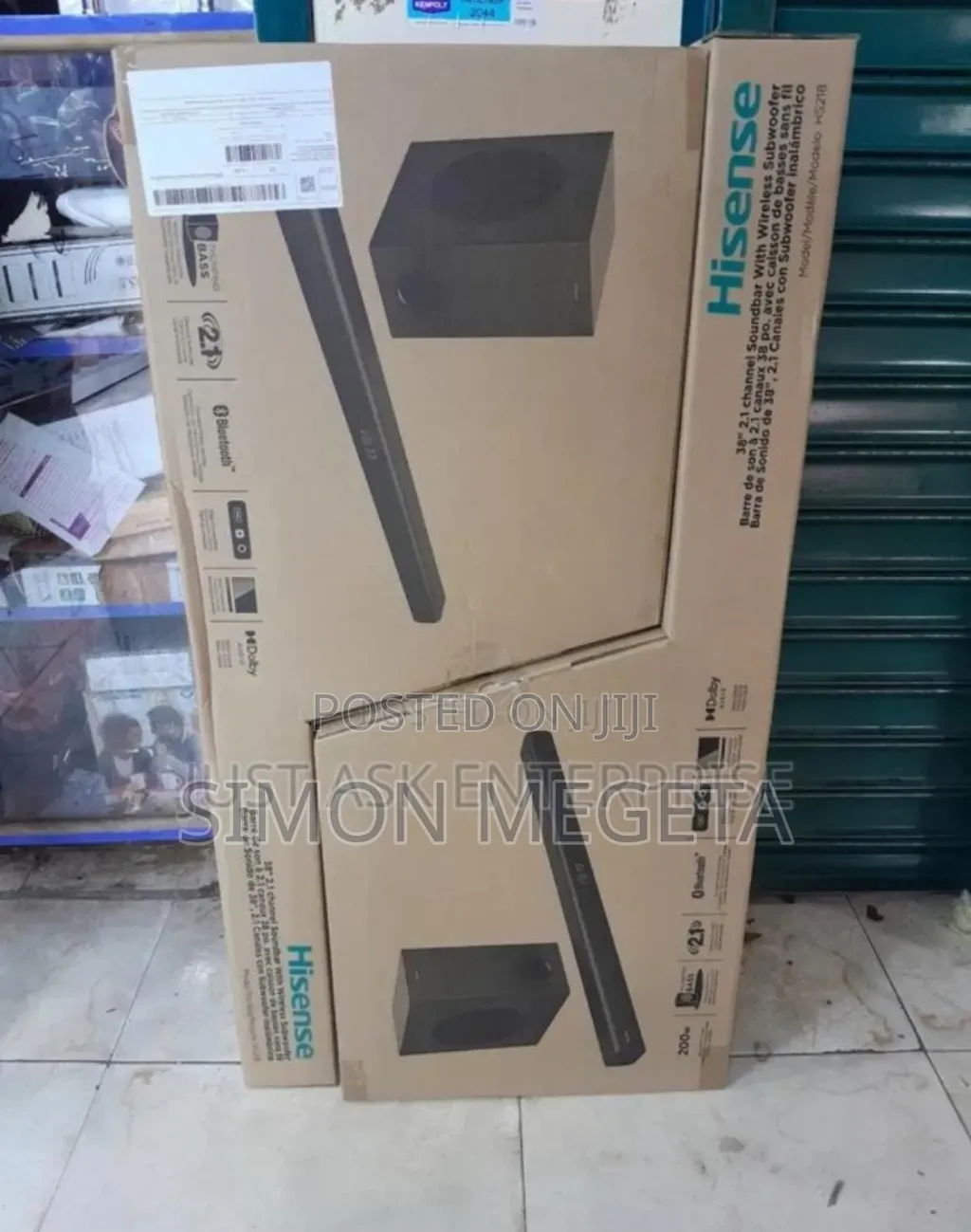 Fully Restocked Newly Hisense Sound Bar Hs200. Wireless