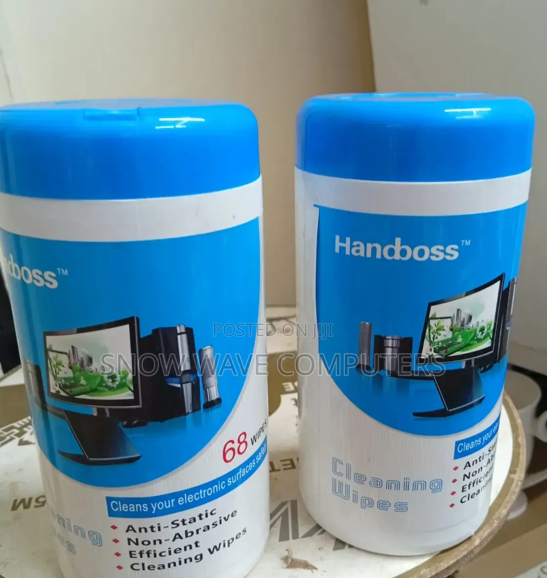 Handboss Anti-Static Cleaning Wipes for Electronics, Laptops