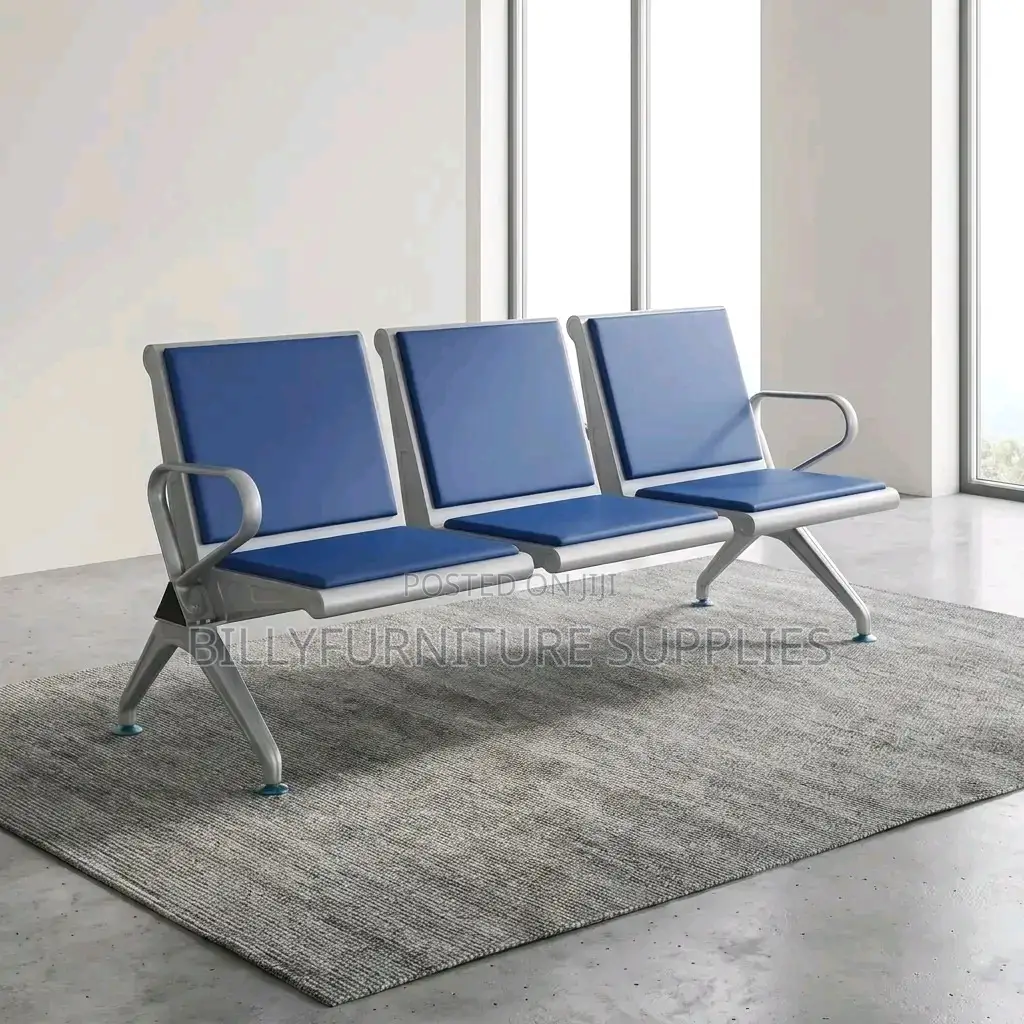 3 Linked Visitors Bench Nairobi – Heavy Duty Seating
