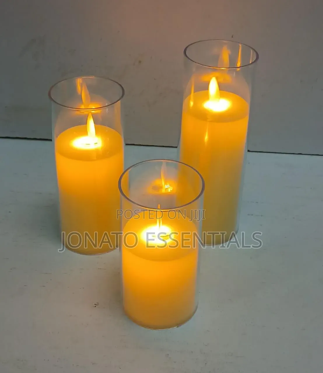 ​3 PCS Shatterproof Led Candle Set - Flameless Plastic Candle