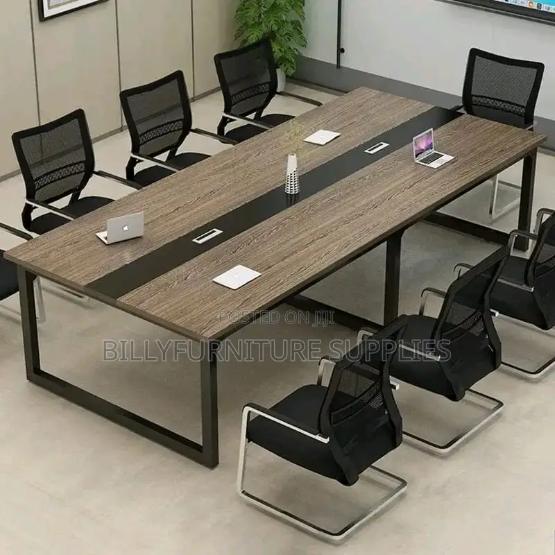 Executive 2.4m Boardroom Table With Steel Frame Nairobi