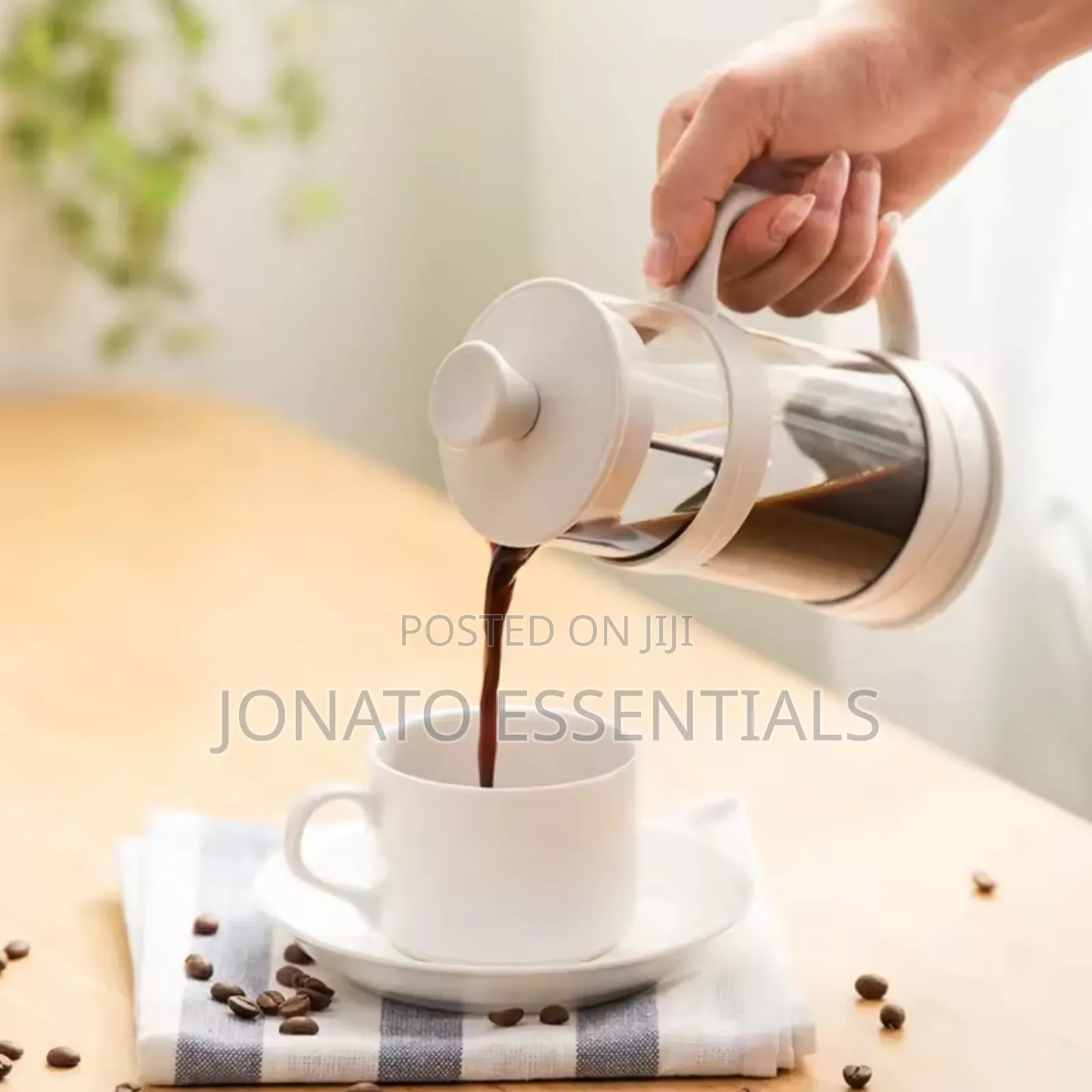 French Press Coffee Maker 1000ml Tea Plunger Cafetiere