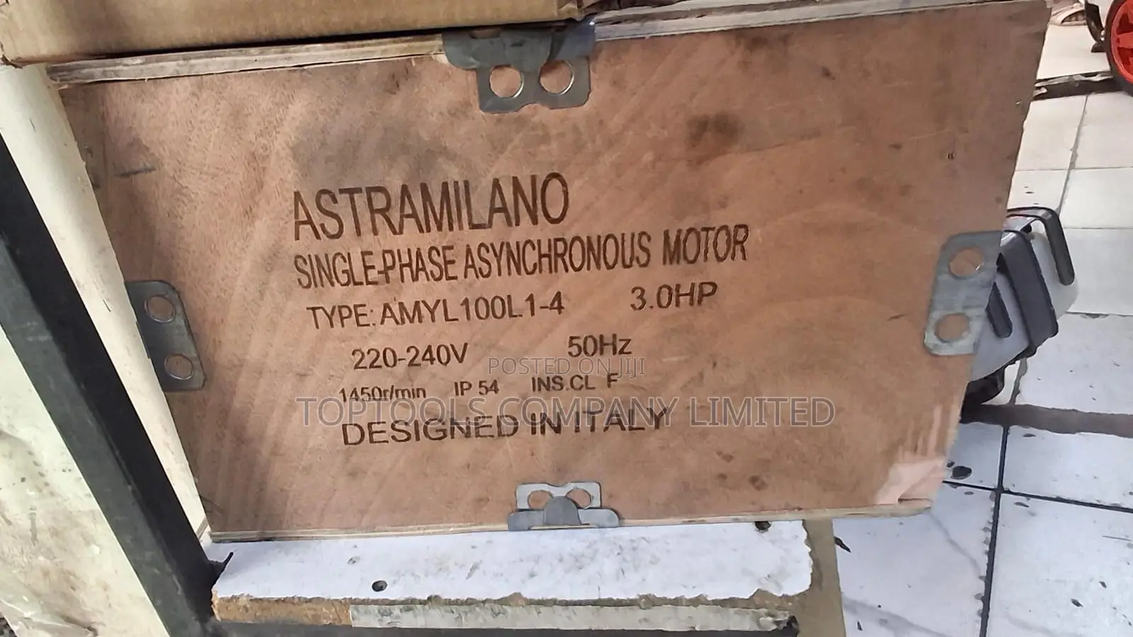 Astramilano Single Phase 3hp Electric Motor Low Speed