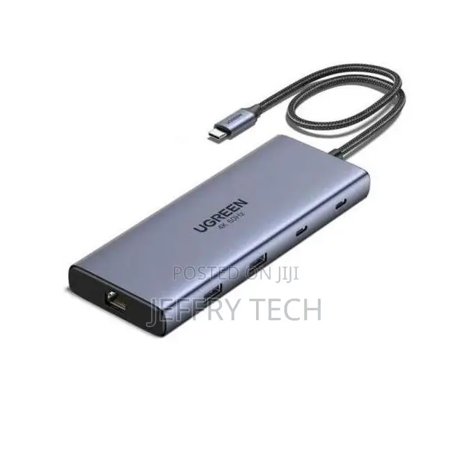 Cm498 10 -in -1 Docking Station- Usb-C to 3*Usb a 3.0/Hdmi/Vga/Rj45 Gi