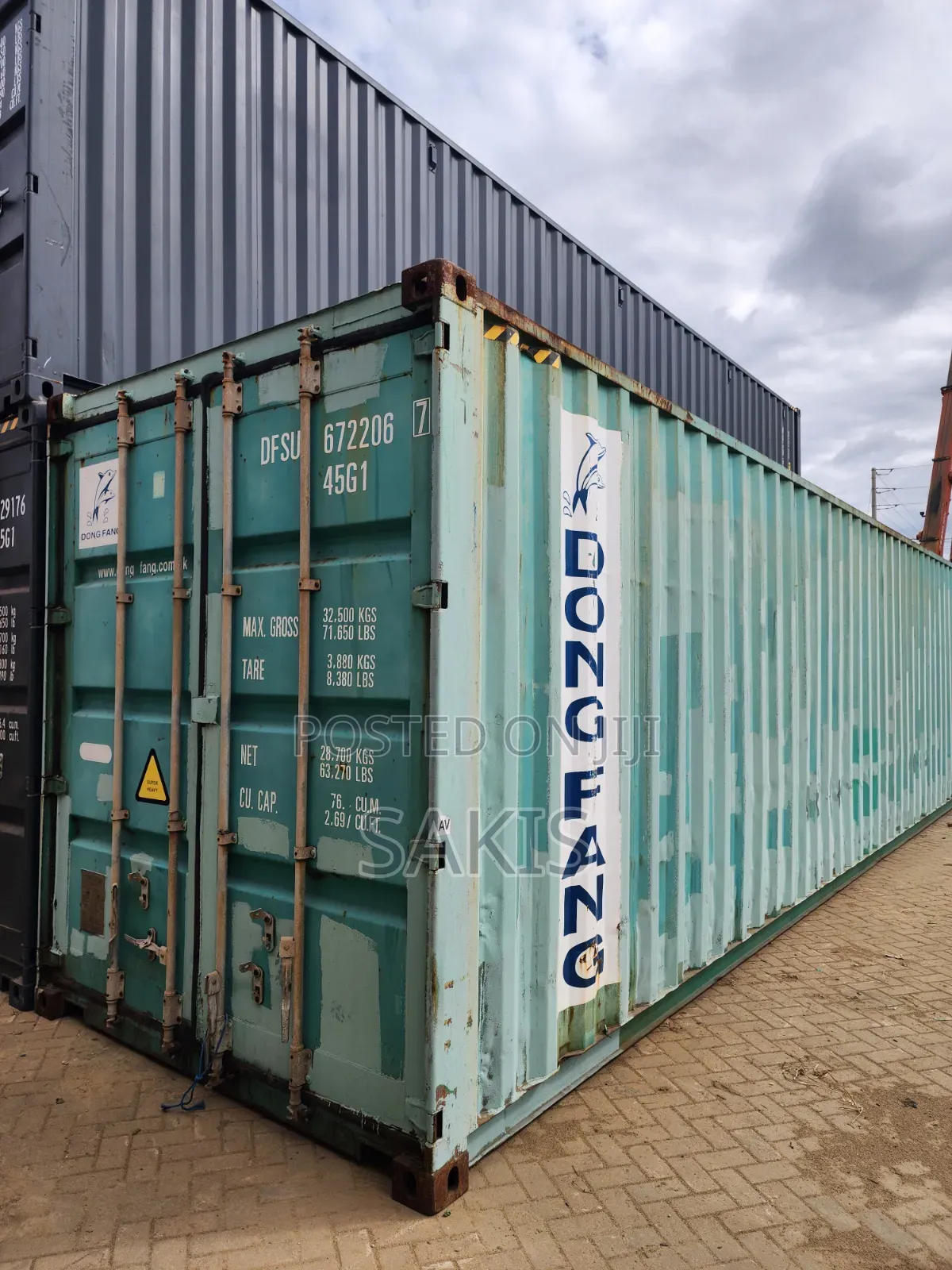 High Value 40ft High Cube Containers Ideal for Cargo Storage/Logistics