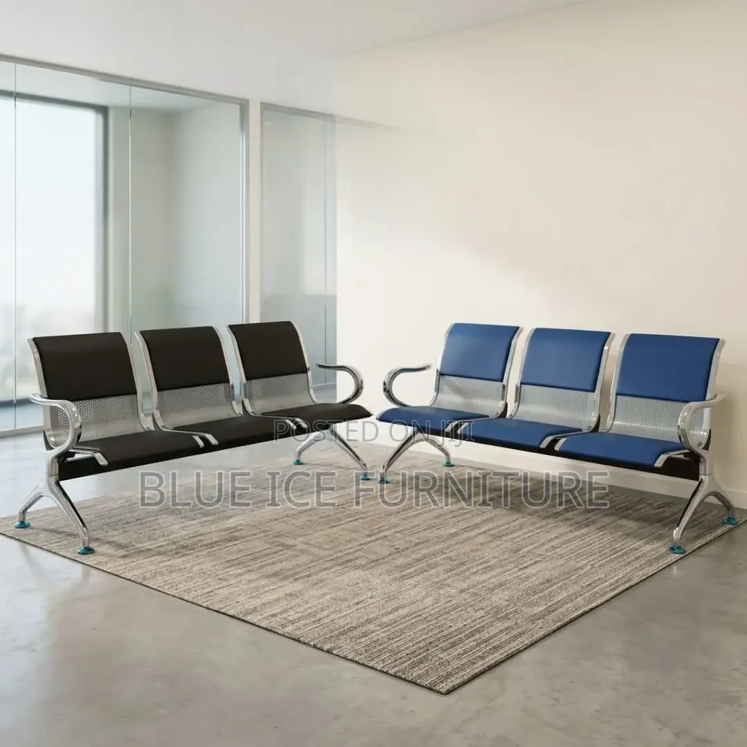 Office 3 Seater Reception Bench Waiting Chair