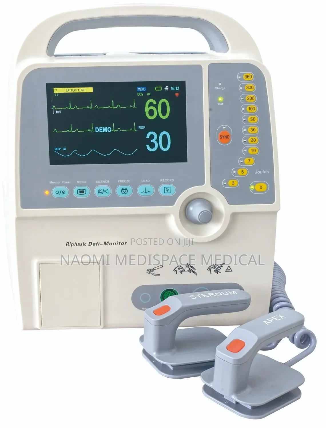Biphasic Defibrillator Machine