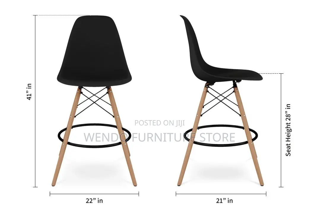 Home Chairs; Plastic Home Eames Counter Reception Barstools