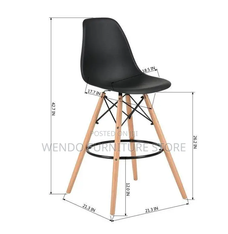 Home Chairs; Plastic Home Eames Counter Reception Barstools