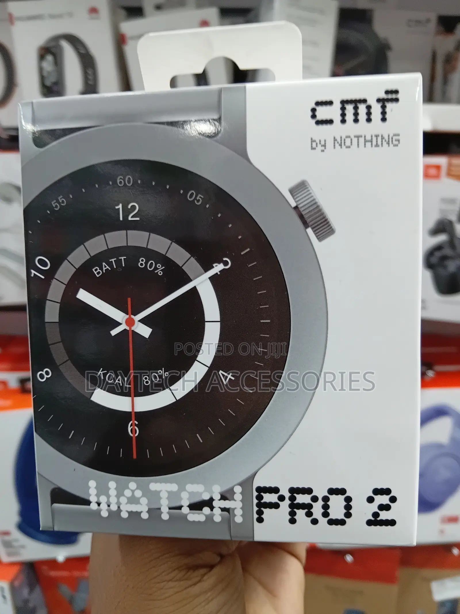 This Is a CMF by Nothing Watch Pro 2 Smartwatch in a Silver Finish.