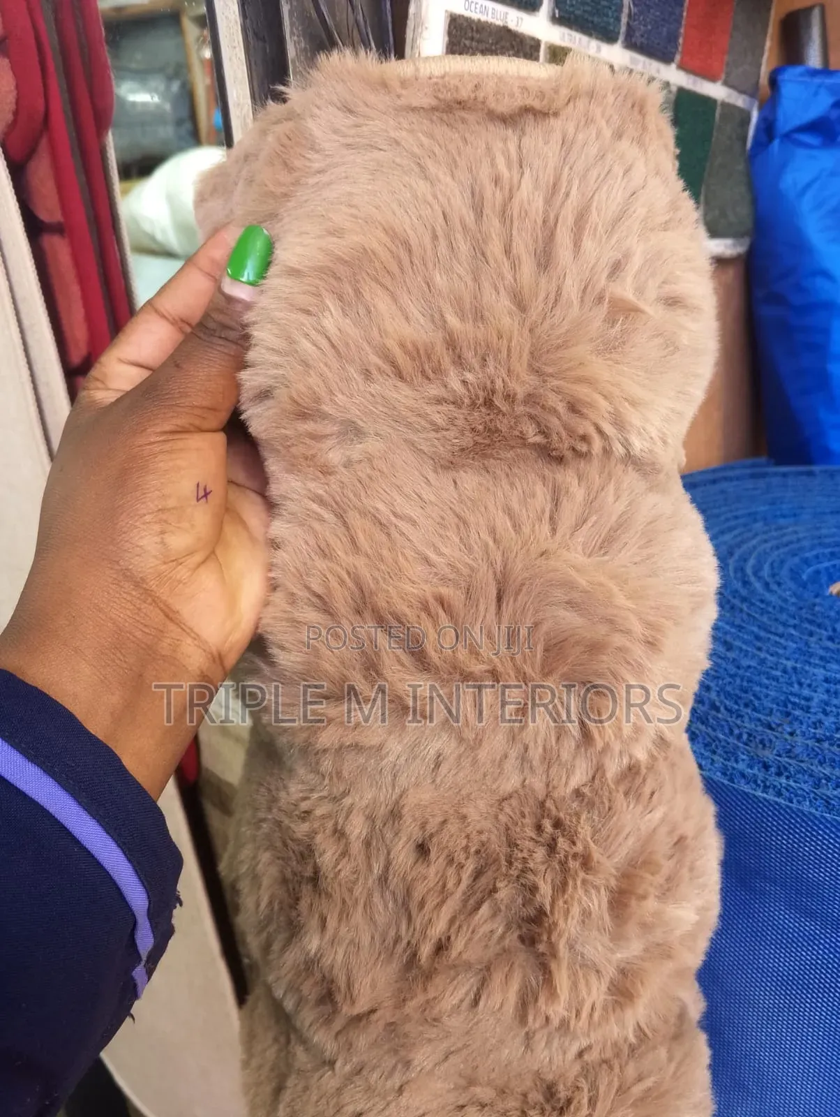 Super Soft Nordic Rabbit Fur Area Rug