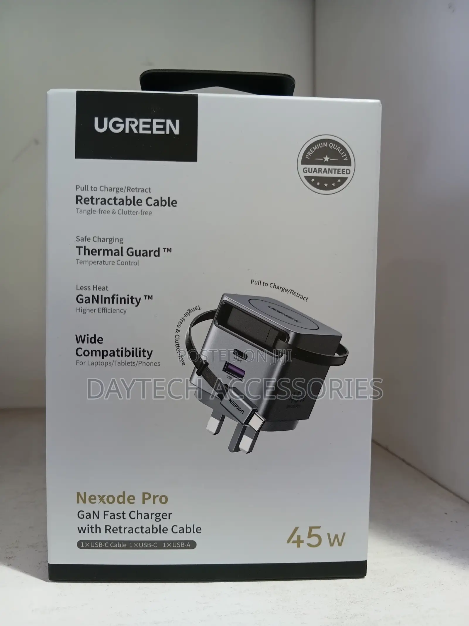 Ugreen Nexode Pro 45w Gan Fast Charger With Cable ( X614 / 65823).