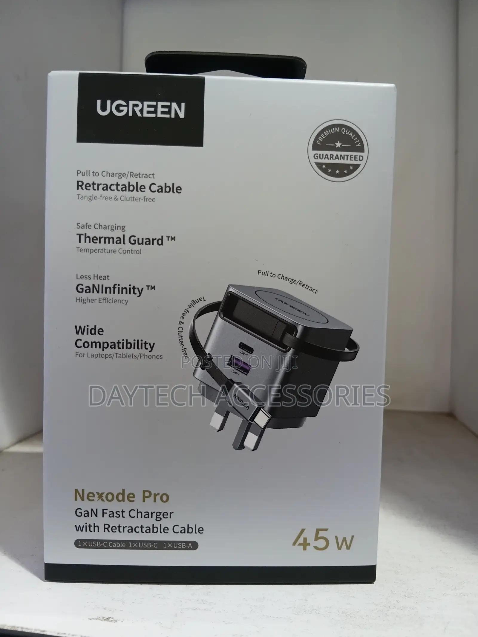 Ugreen Nexode Pro 45w Gan Fast Charger With Cable ( X614 / 65823).