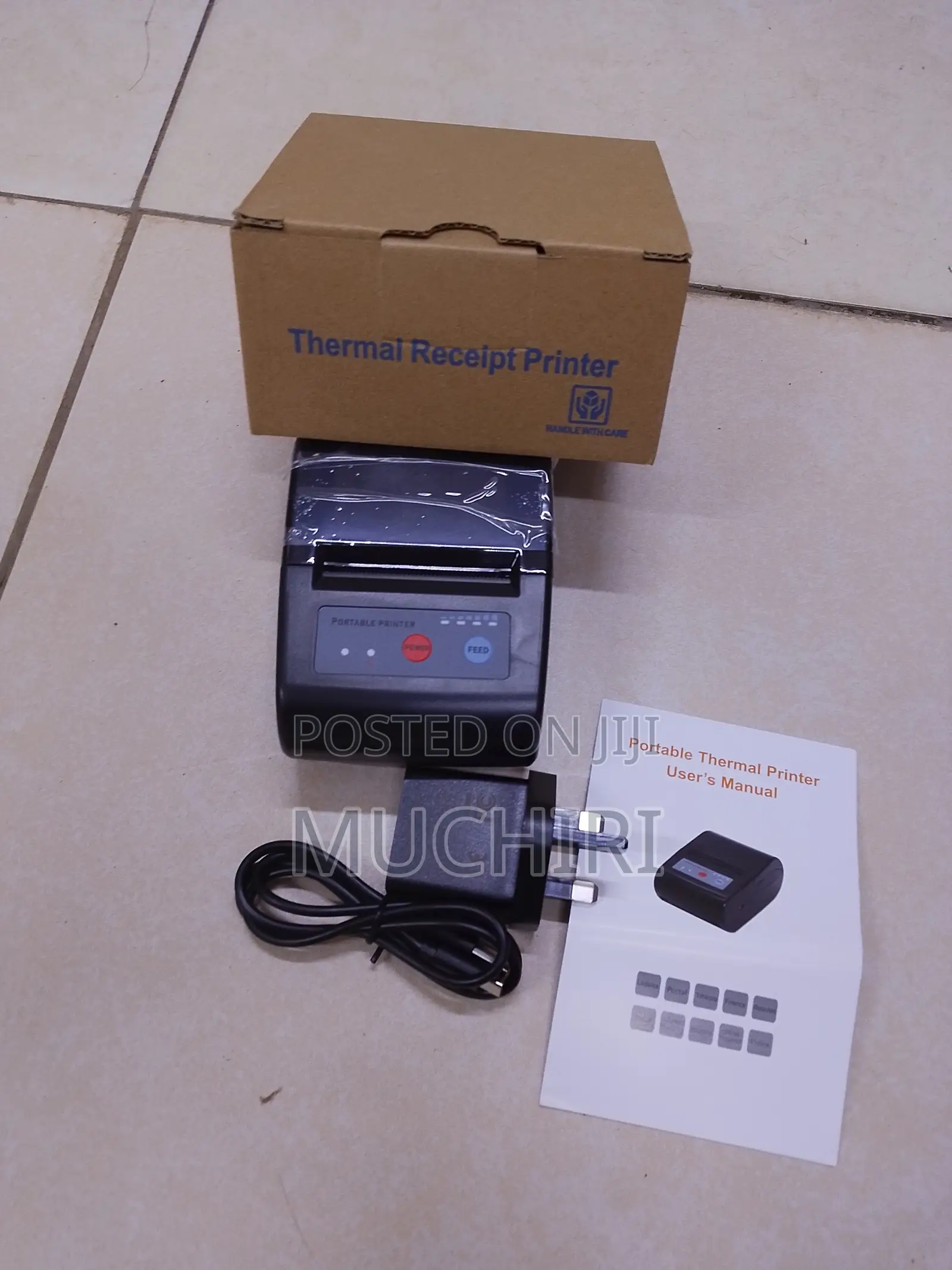 P58e Rechargeable Bluetooth Receipt Printer for Business