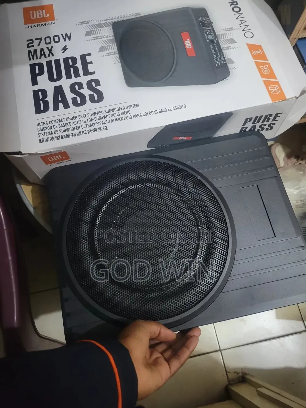Car Underseat 2700w Pure Bass