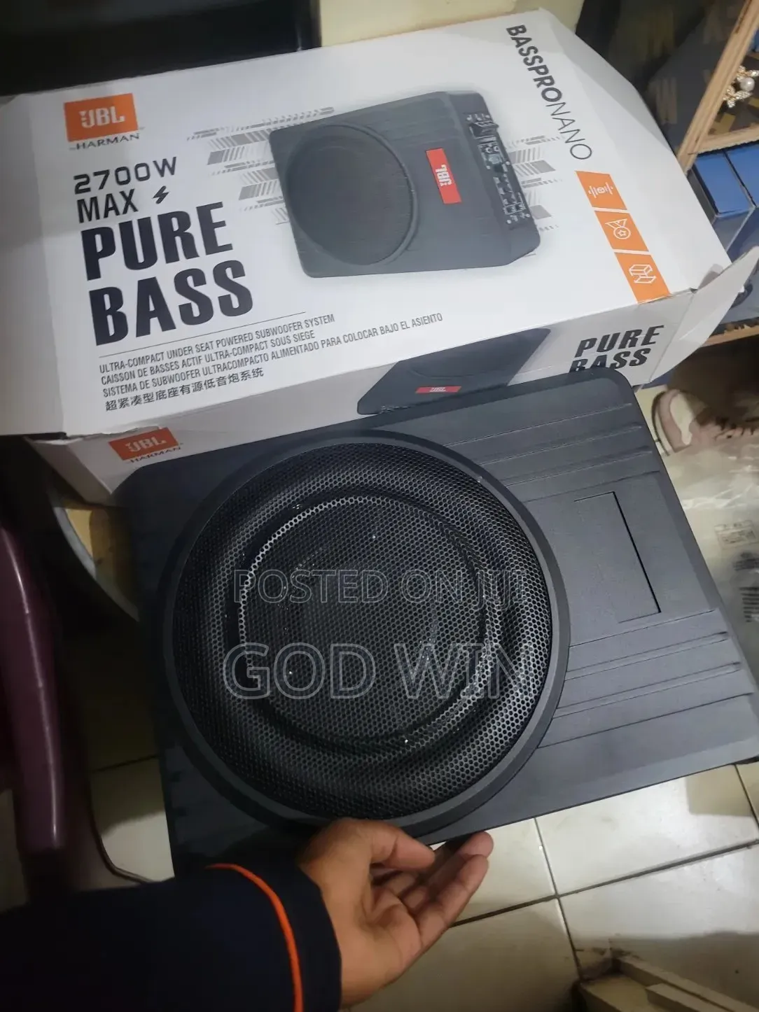 Car Underseat 2700w Pure Bass