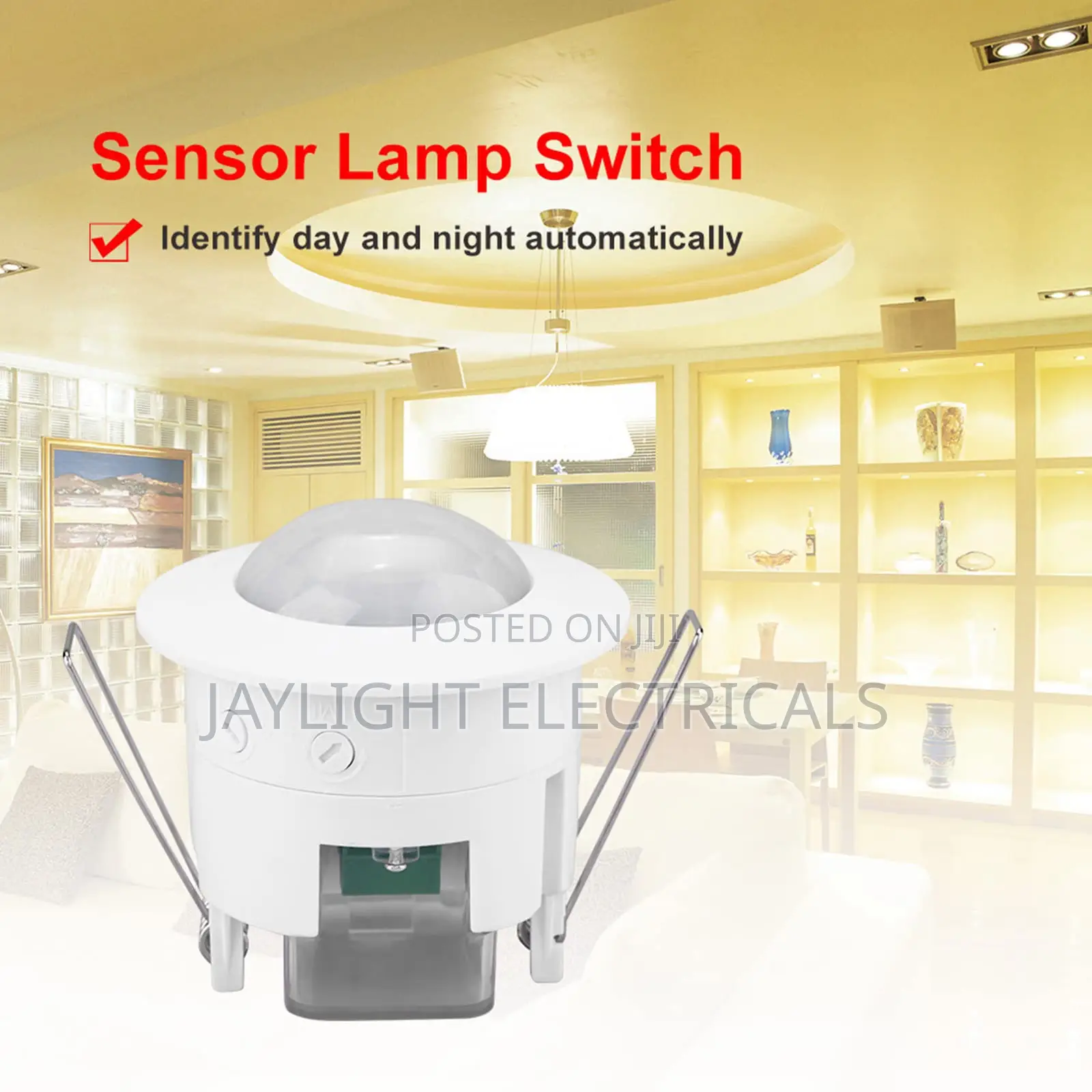 360 Degree Ceiling Mount Pir Motion Sensor for Indoor Use