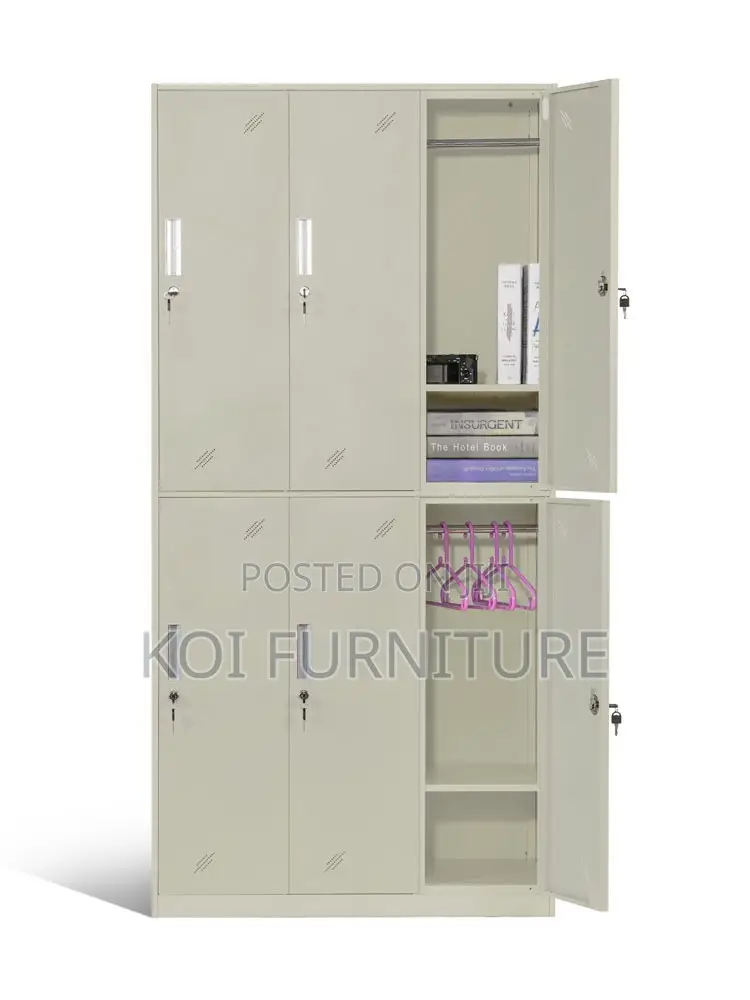 Office Cabinet; Six Locker Larger Strong Executive Office Cabinet