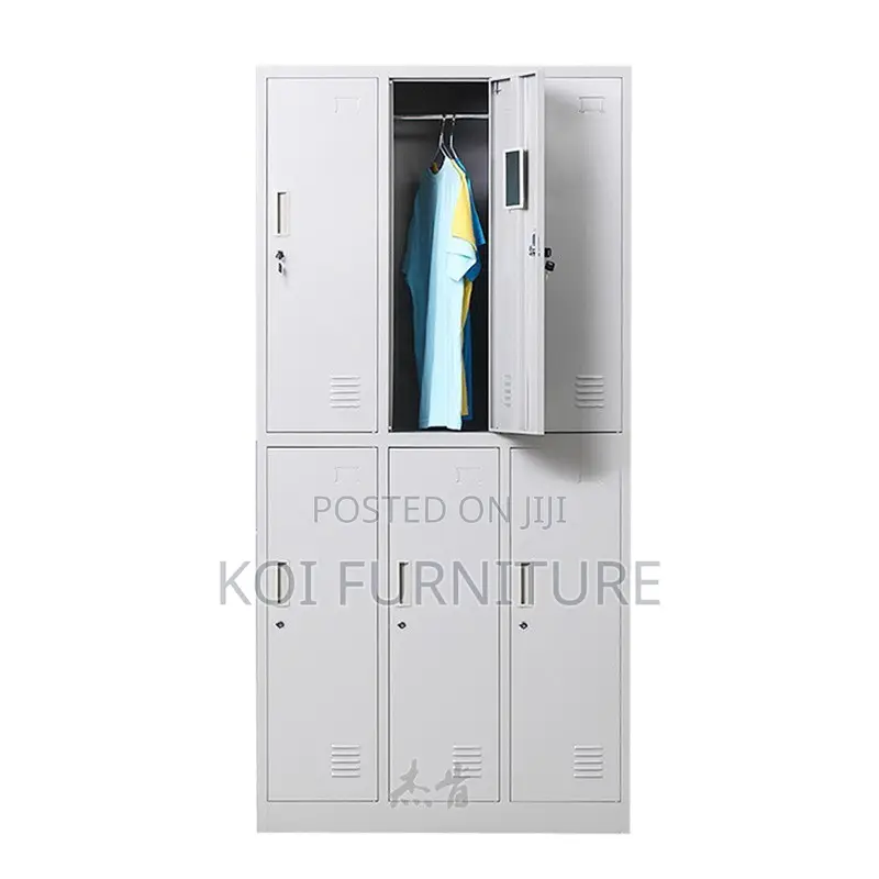 Office Cabinet; Six Locker Larger Strong Executive Office Cabinet
