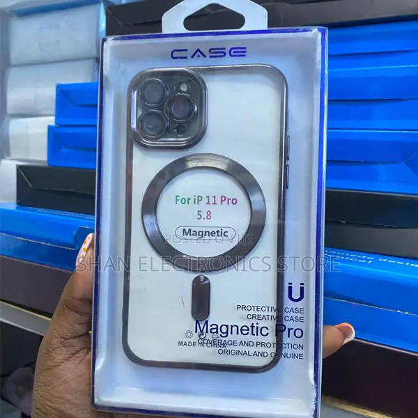 Magnetic Clear Case for iPhone 11 Pro