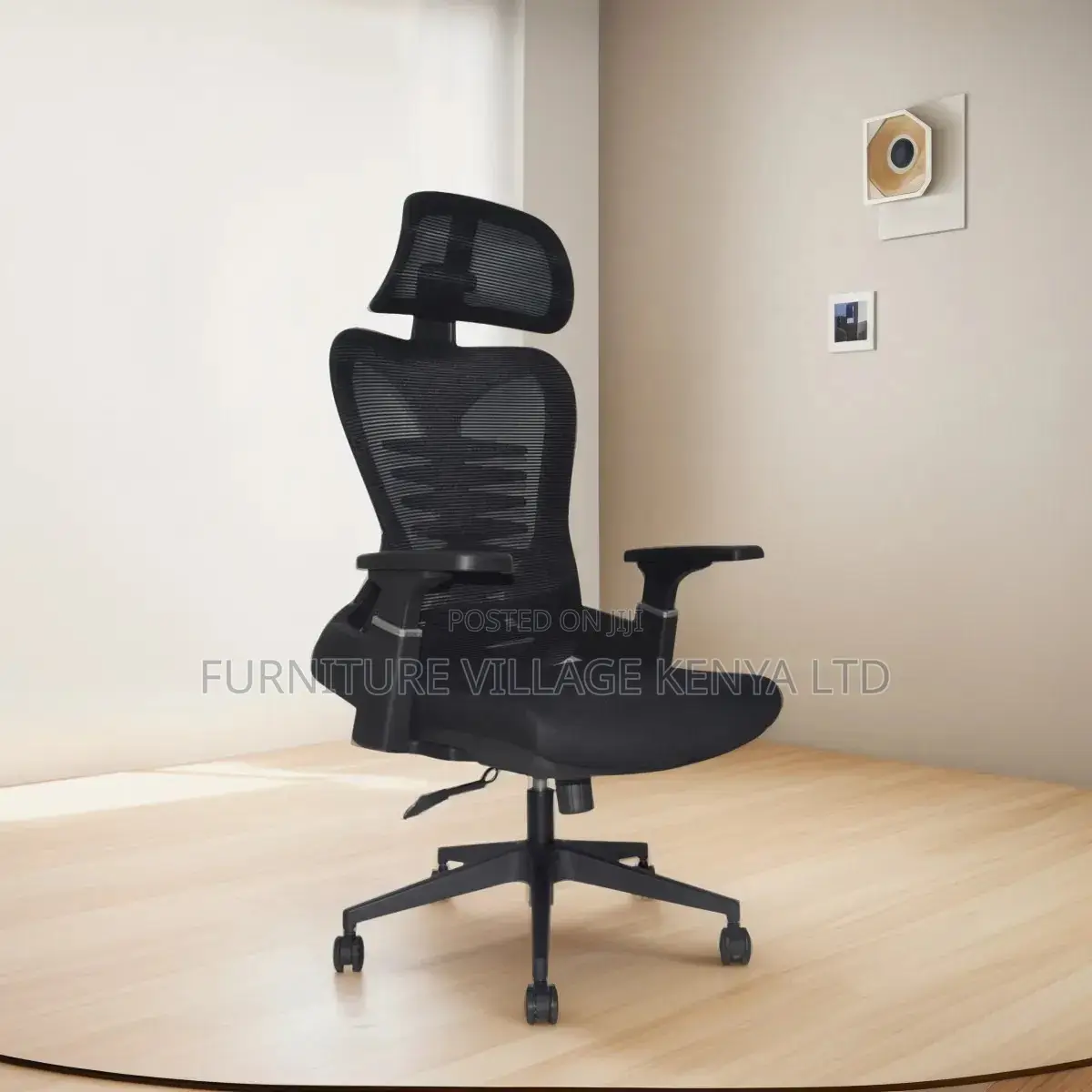 Ergonomic Study Mesh Seat.