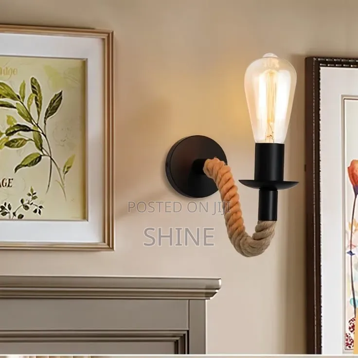 Vintage Rope Wall Light