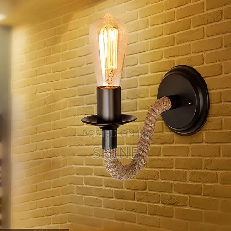 Vintage Rope Wall Light